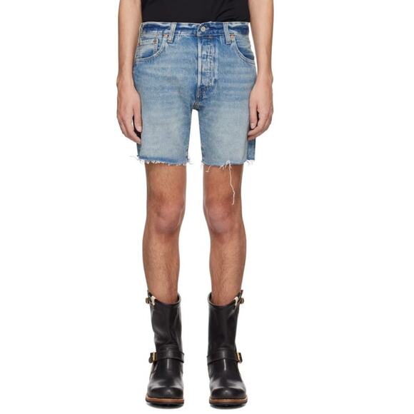 NWT Vintage Levis Blue 501 '93 shorts NWT size 38 - Picture 4 of 9